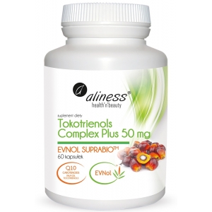 Tokotrienols Complex PLUS 50 mg EVNOL SUPRABIO 60 kaps. - Aliness